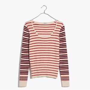 Madewell Stillman Striped Longsleeve Sweater